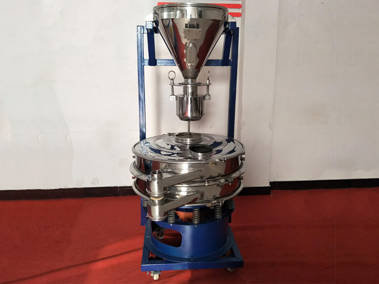 硫磺粉三次元旋振篩分機 硫磺粉三次元旋振篩分機